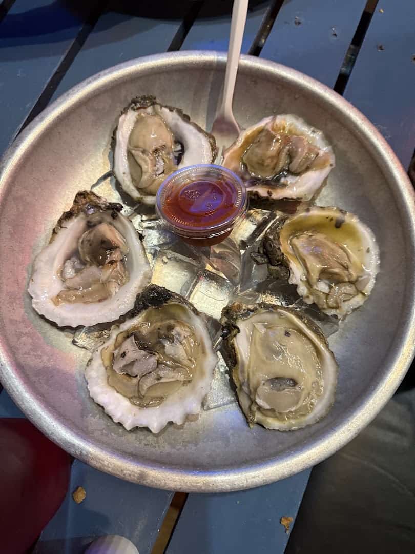 Oysters on the half shell at Fish Shack in Plano, Texas