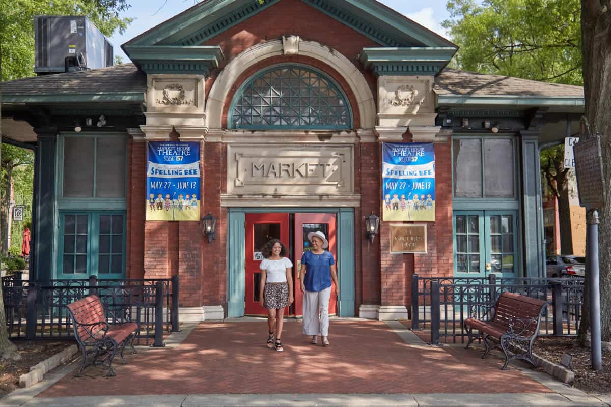 Historic Market House building in downtown Paducah, Kentucky