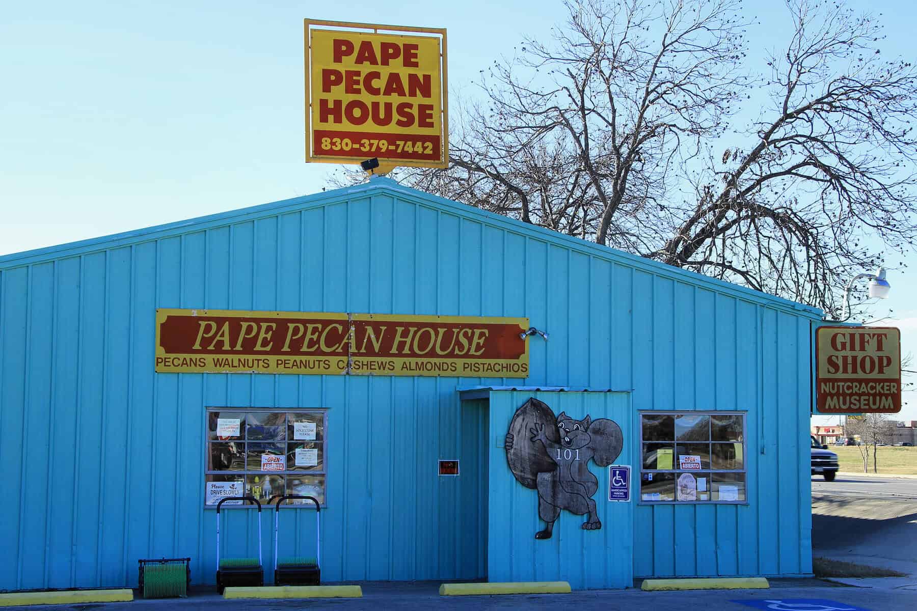 Pape Pecan House and Nutcracker Museum in Seguin, Texas