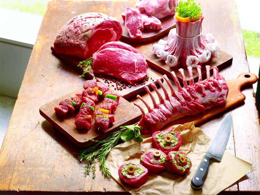 Fresh cut meat from the butcher counter at Phoenicia Specialty Foods in Houston