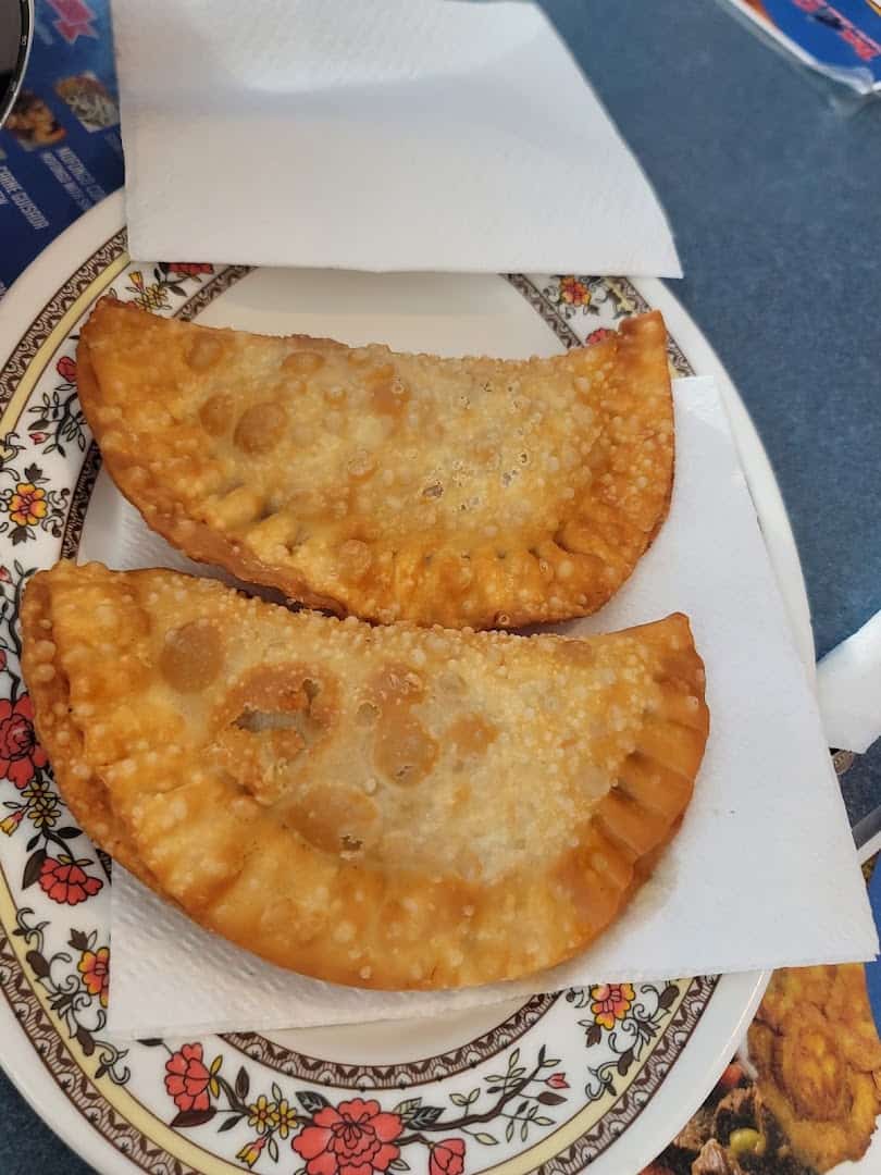 Golden fried empanadas at Tex-Chick in Houston
