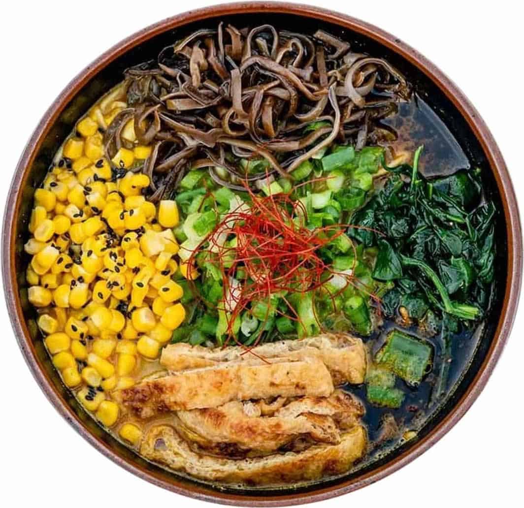 Nu Skool vegan ramen bowl at Ramen Tatsu-Ya in Austin