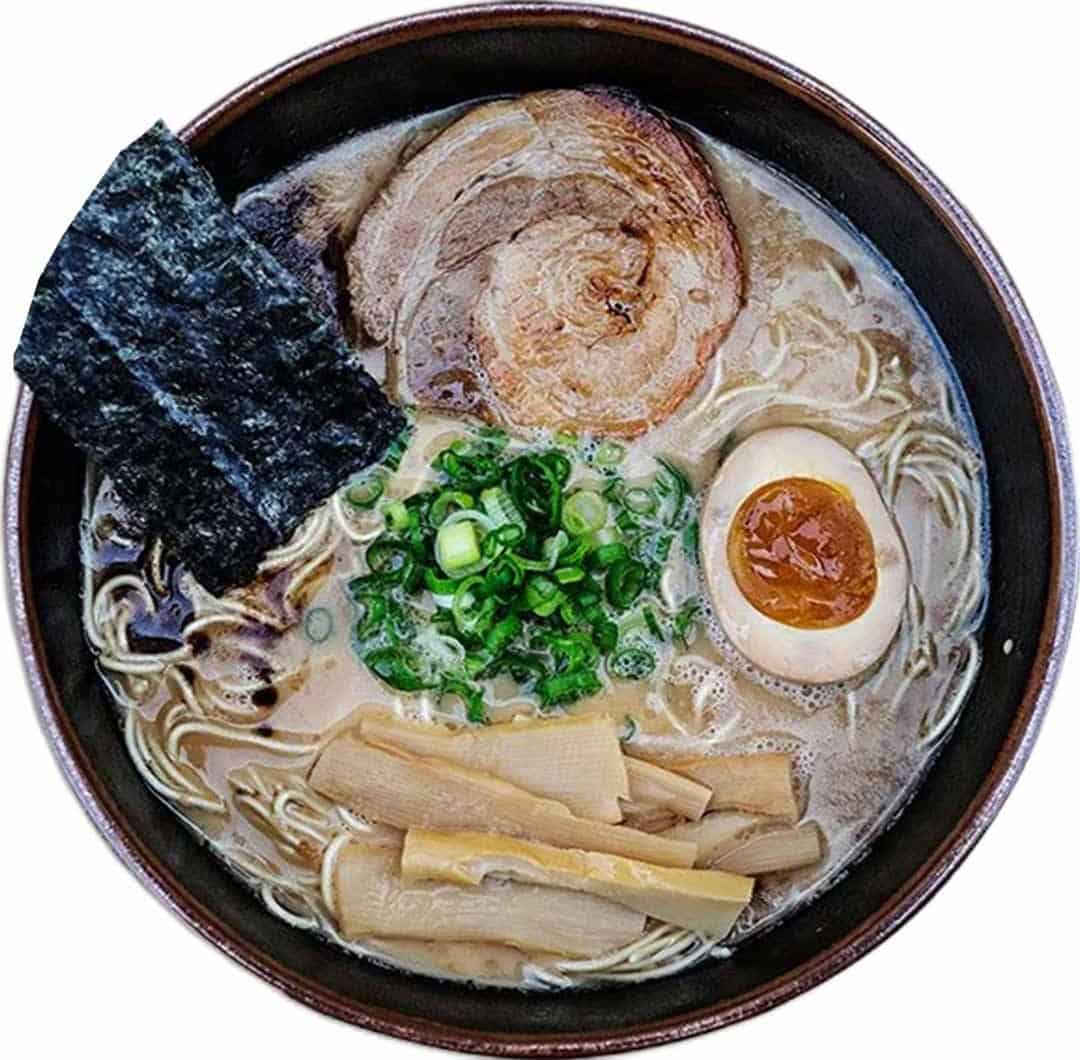 The OG tonkotsu ramen with chashu pork, egg, and nori at Ramen Tatsu-Ya in Austin