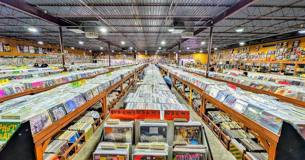 This Massive Texas Record Store Holds Over 250,000 Vinyl, CDs, and Tapes Under One Roof