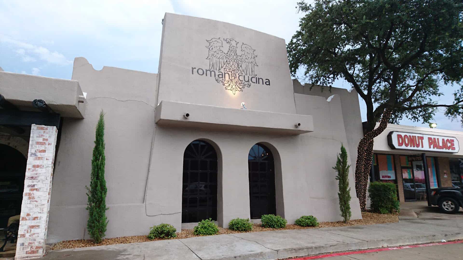 Roman Cucina storefront on Belt Line Road in Dallas