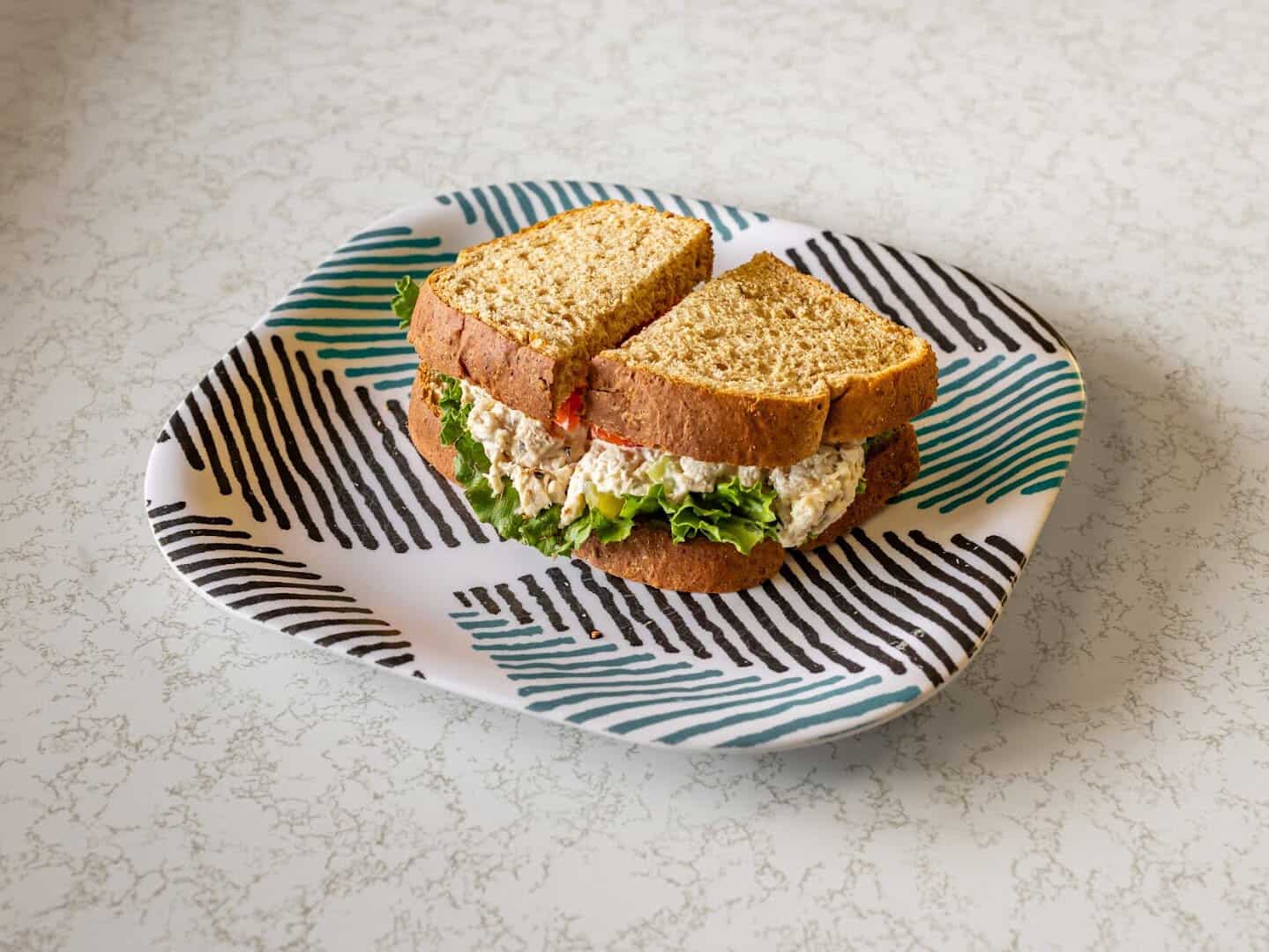 Sandwich on wheat bread served at Texas Pie Company in Kyle, Texas