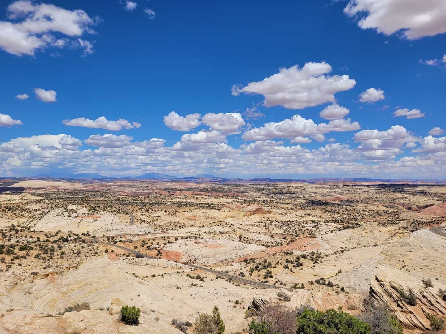 Red-rock canyon country seen from Head of the Rocks Overlook on Scenic Byway 12, Utah