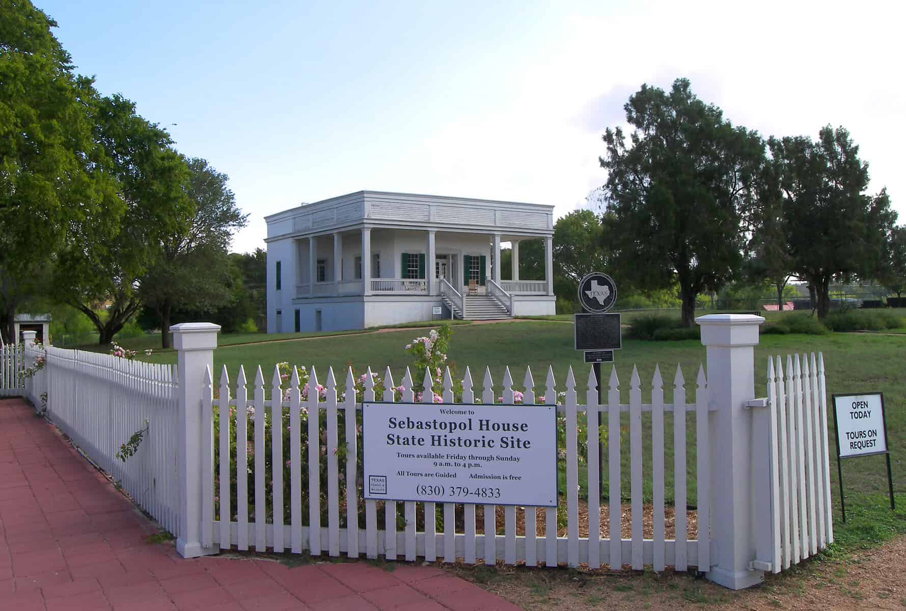 Sebastopol House State Historic Site in Seguin, Texas
