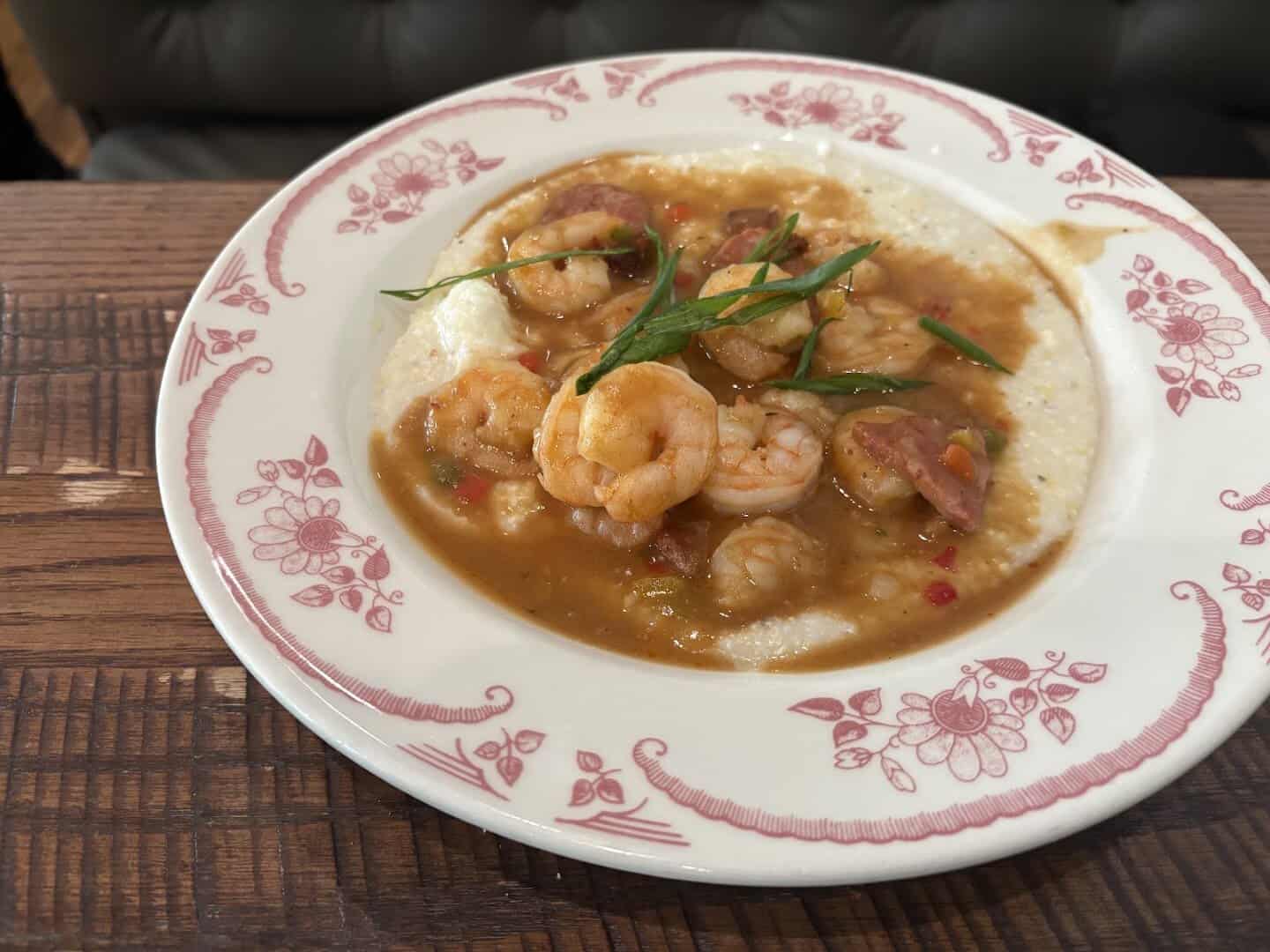 Shrimp and grits at Poogan's Porch in Charleston, South Carolina