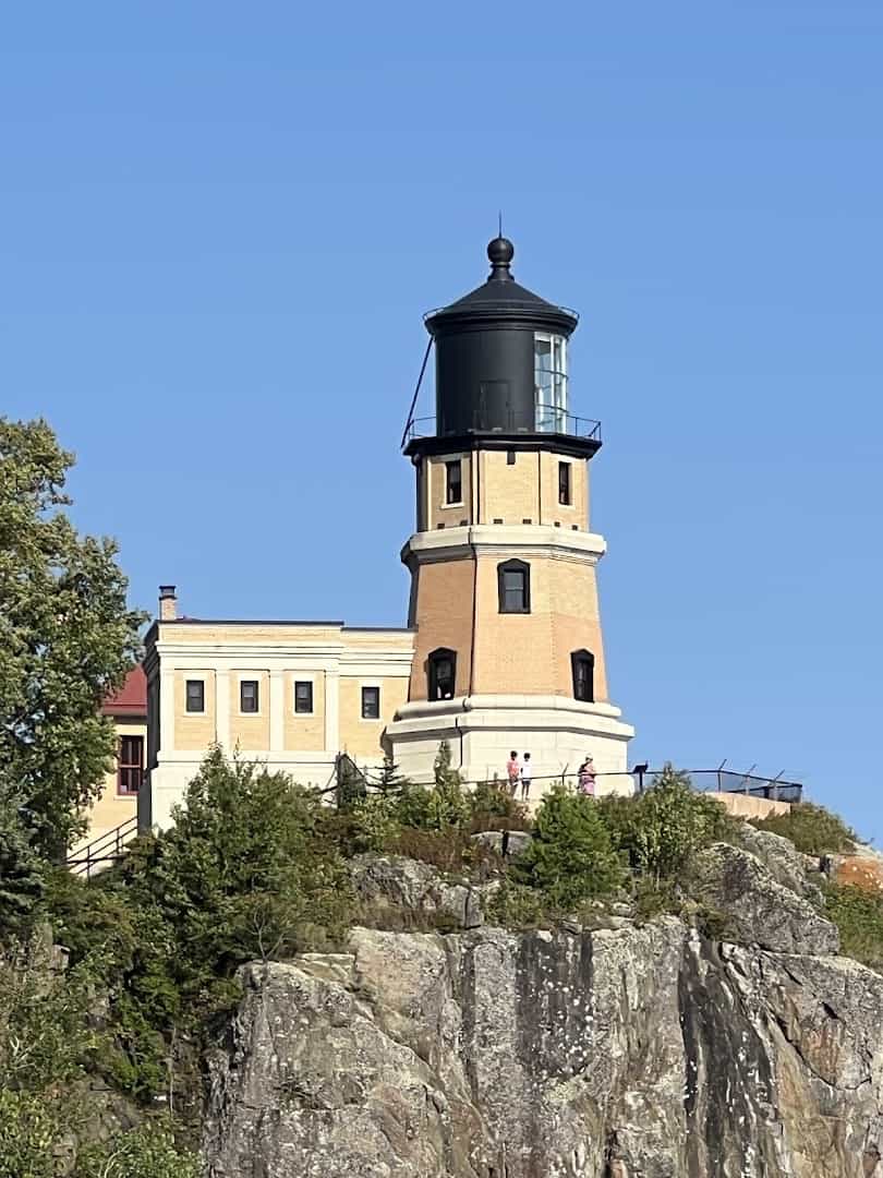 Split Rock Lighthouse on a cliff above Lake Superior, Two Harbors, Minnesota