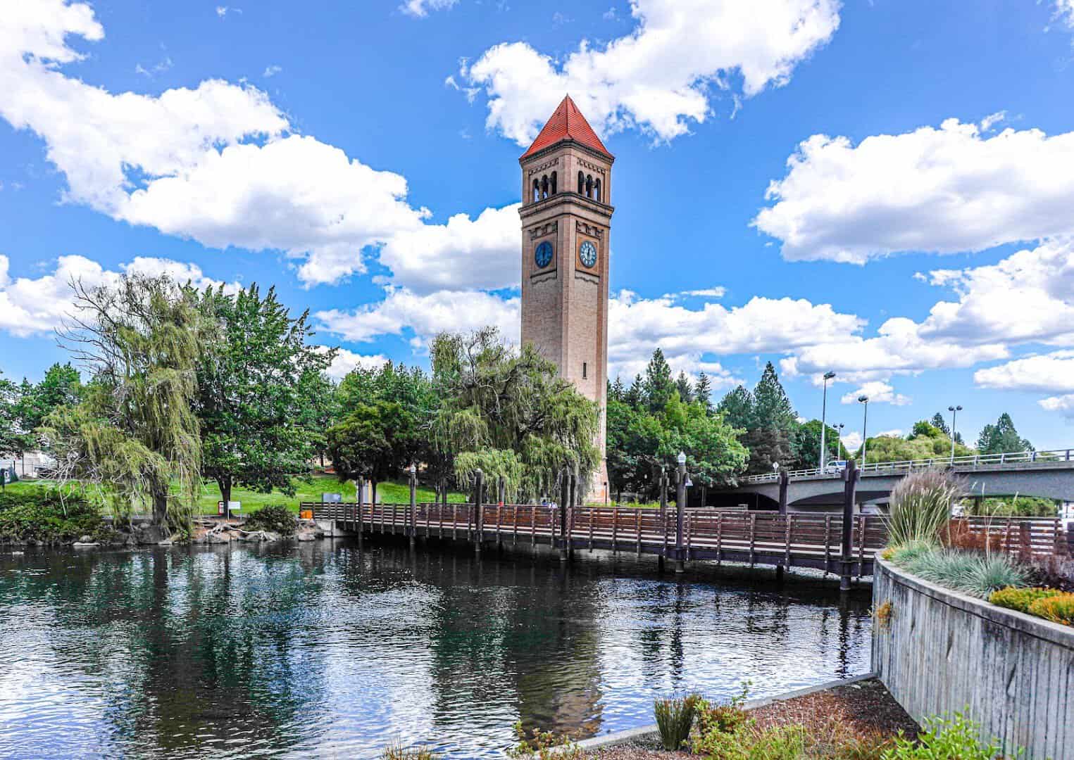 Great Northern Clocktower in Riverfront Park, Spokane, Washington