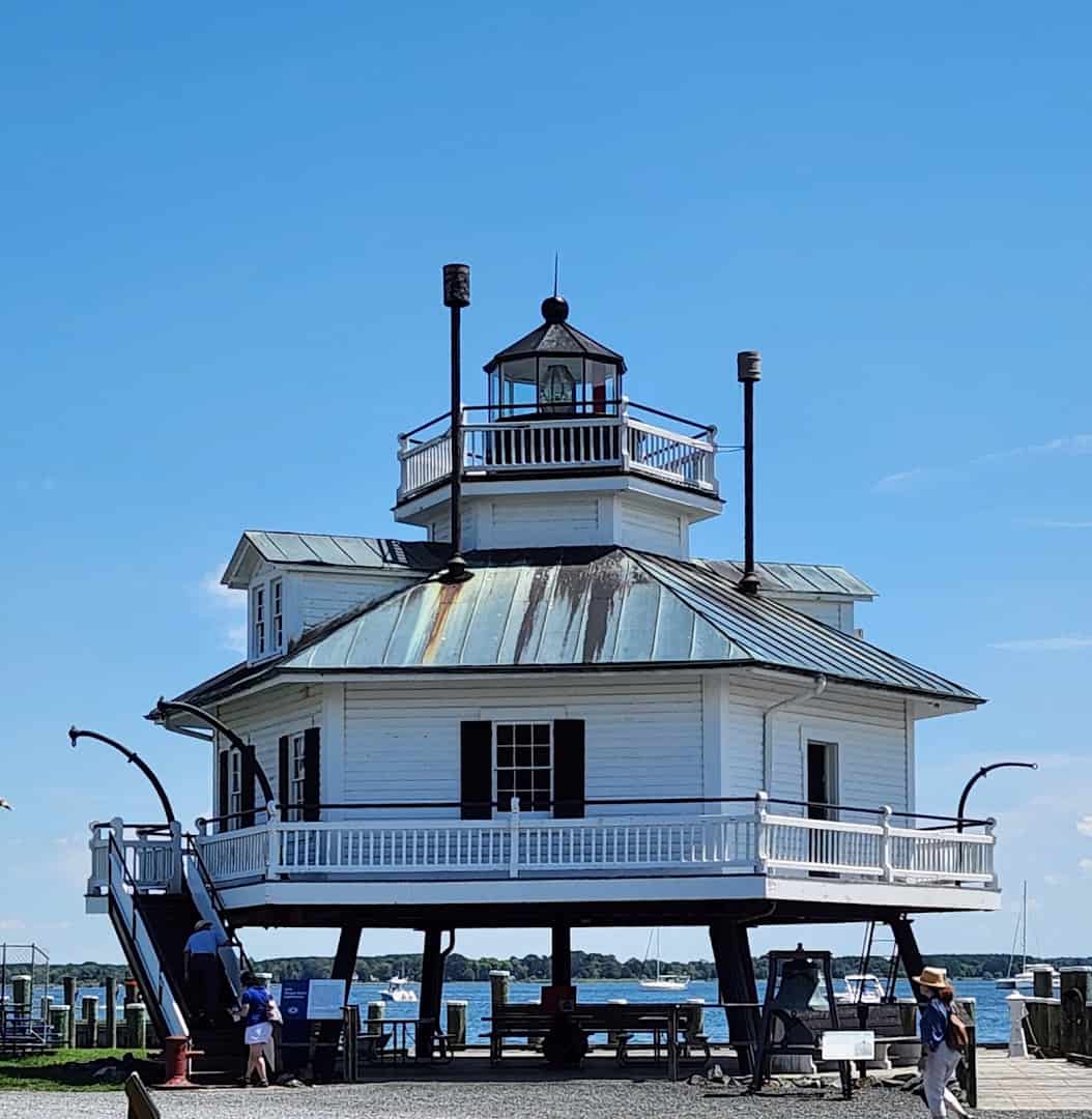 Hooper Strait Lighthouse at the Chesapeake Bay Maritime Museum, St. Michaels, Maryland