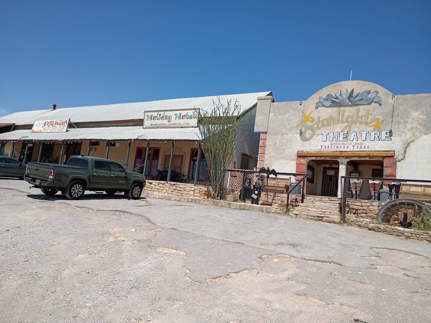 The Starlight Theatre in the Terlingua ghost town, Texas