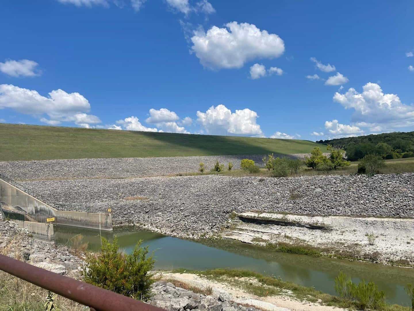 Stillhouse Hollow Dam on the Lampasas River near Belton, Texas