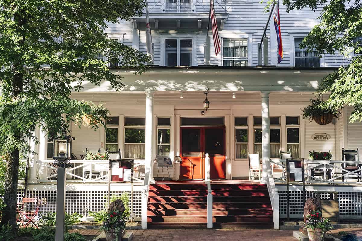 The Red Lion Inn on Main Street in Stockbridge, Massachusetts