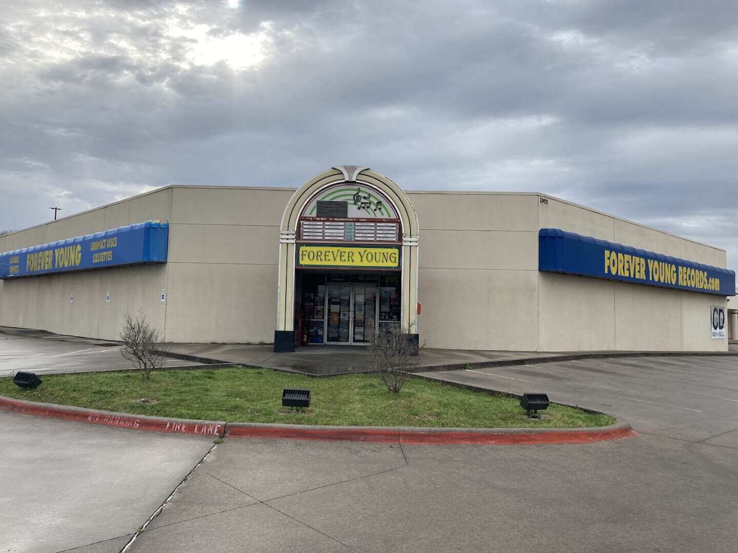 The Forever Young Records building off Highway 360 in Grand Prairie, Texas