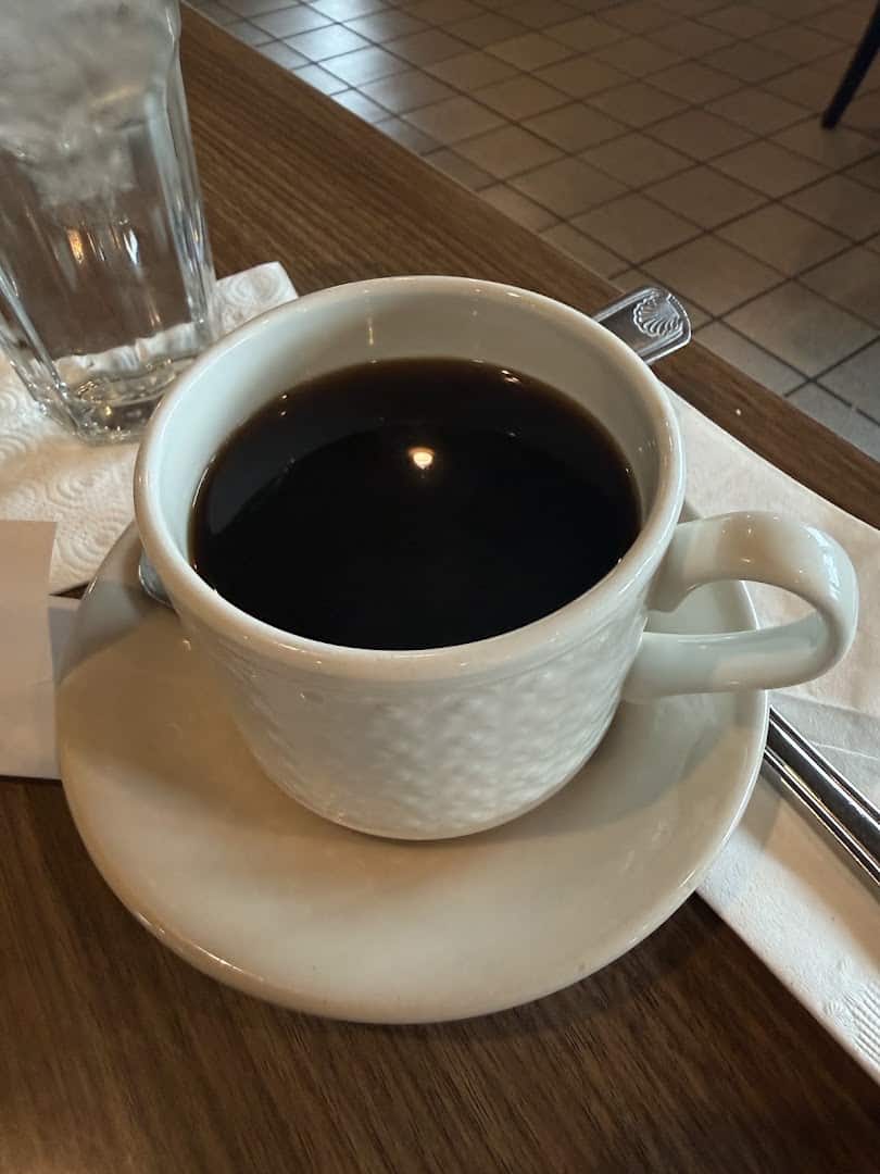 A cup of strong black Cuban coffee at Cafe Piquet in Bellaire, Texas