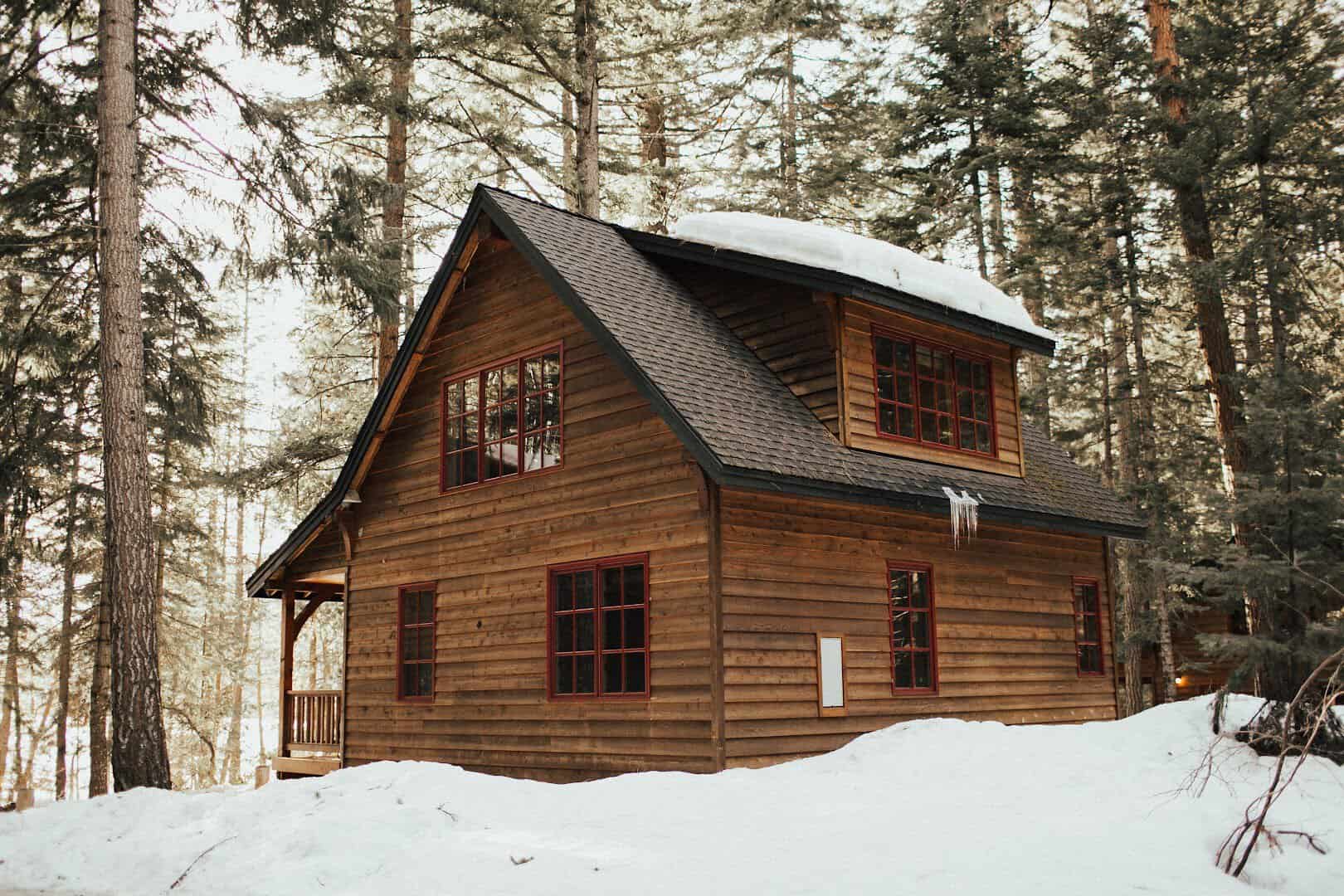 Cabin in the forest at The Suttle Lodge near Sisters, Oregon
