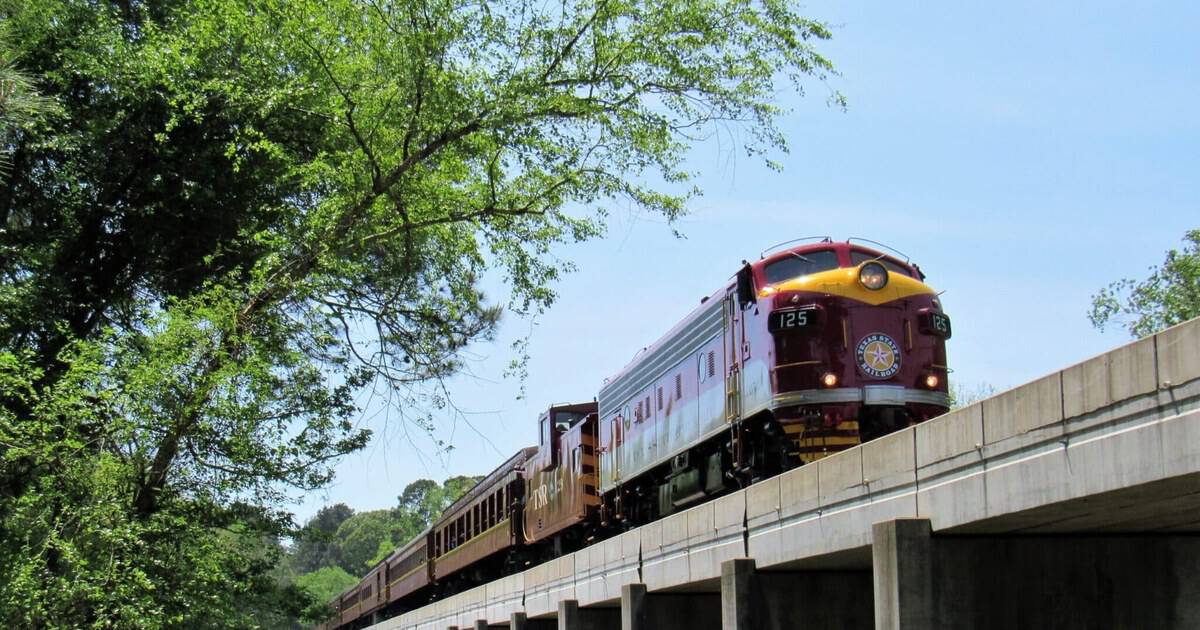 This Scenic Texas Train Ride Chugs Through the Piney Woods on a Century-Old Line
