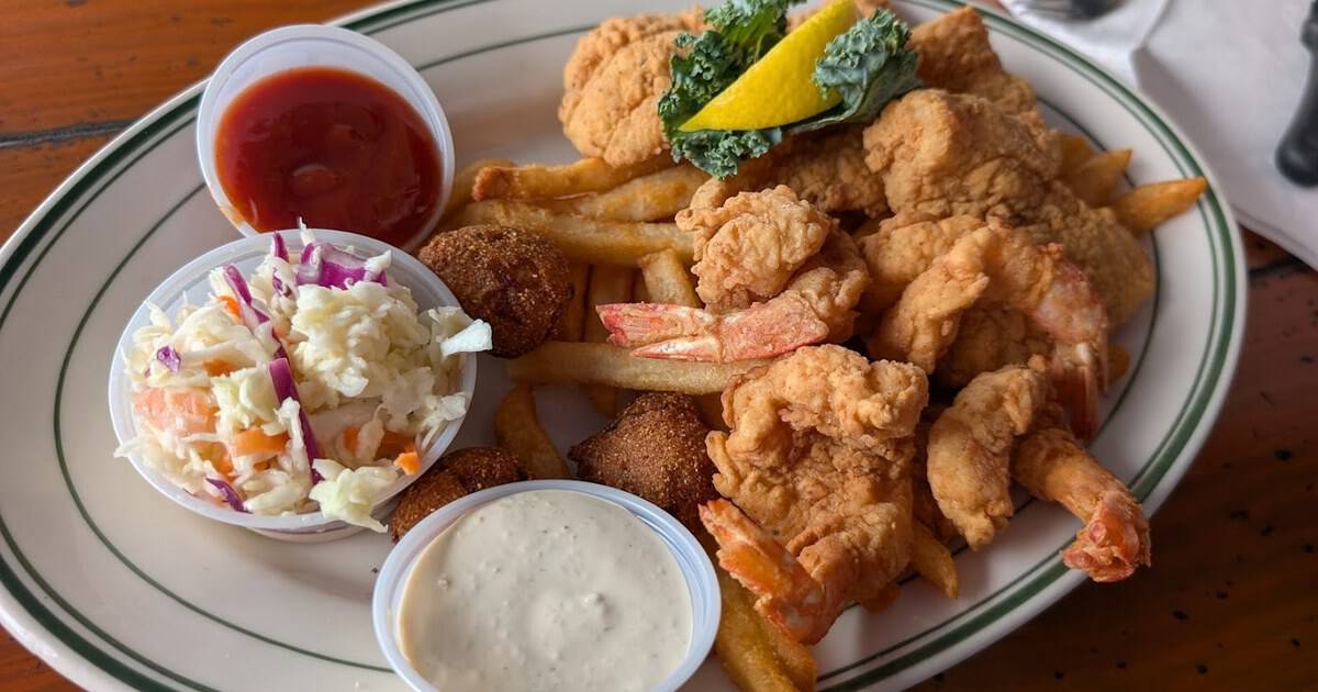 This Waterfront Texas Seafood Shack Fries the Gulf Shrimp Its Own Boats Bring In