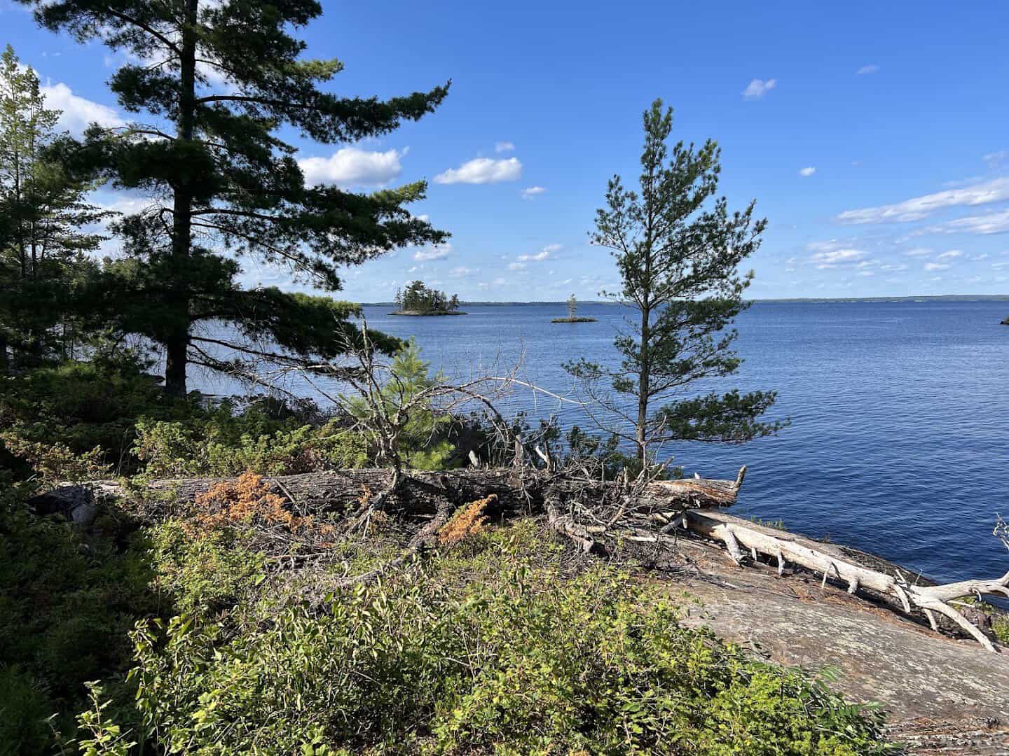 Rainy Lake shoreline at Voyageurs National Park, Minnesota