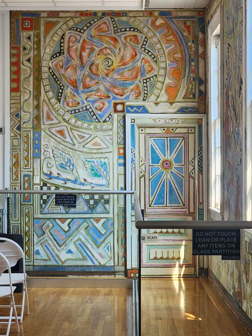 Walter Anderson's painted Little Room murals at the Walter Anderson Museum of Art, Ocean Springs, Mississippi