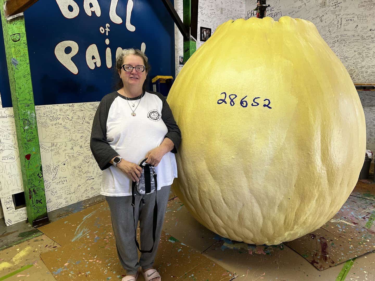 World's Largest Ball of Paint in Alexandria, Indiana