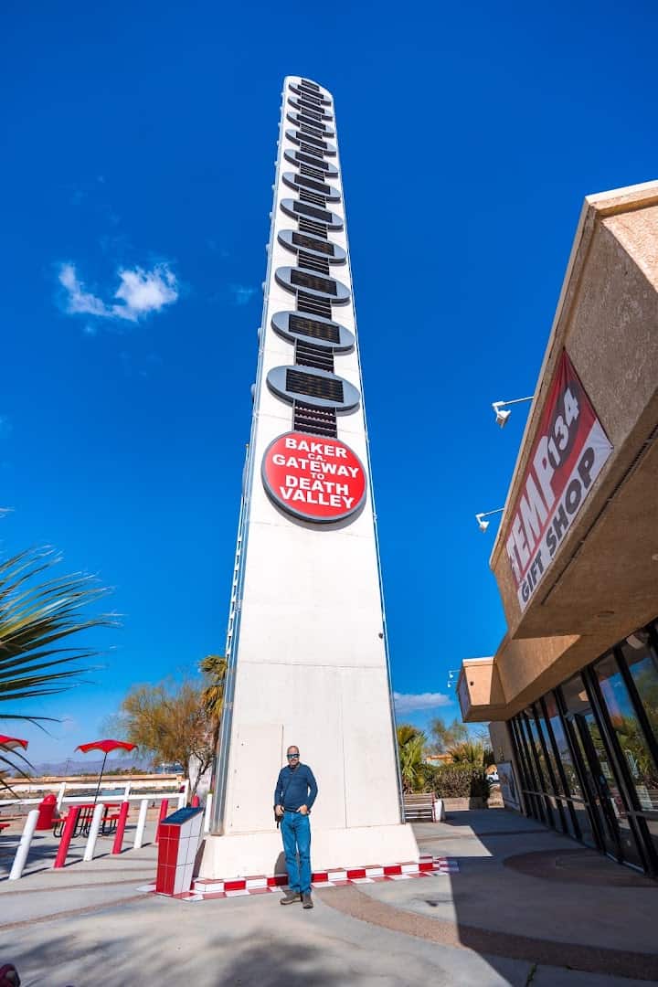 The World's Tallest Thermometer in Baker, California