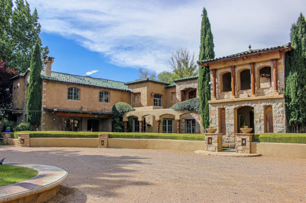 Casa Rondena winery Tuscan-style estate near Albuquerque, New Mexico