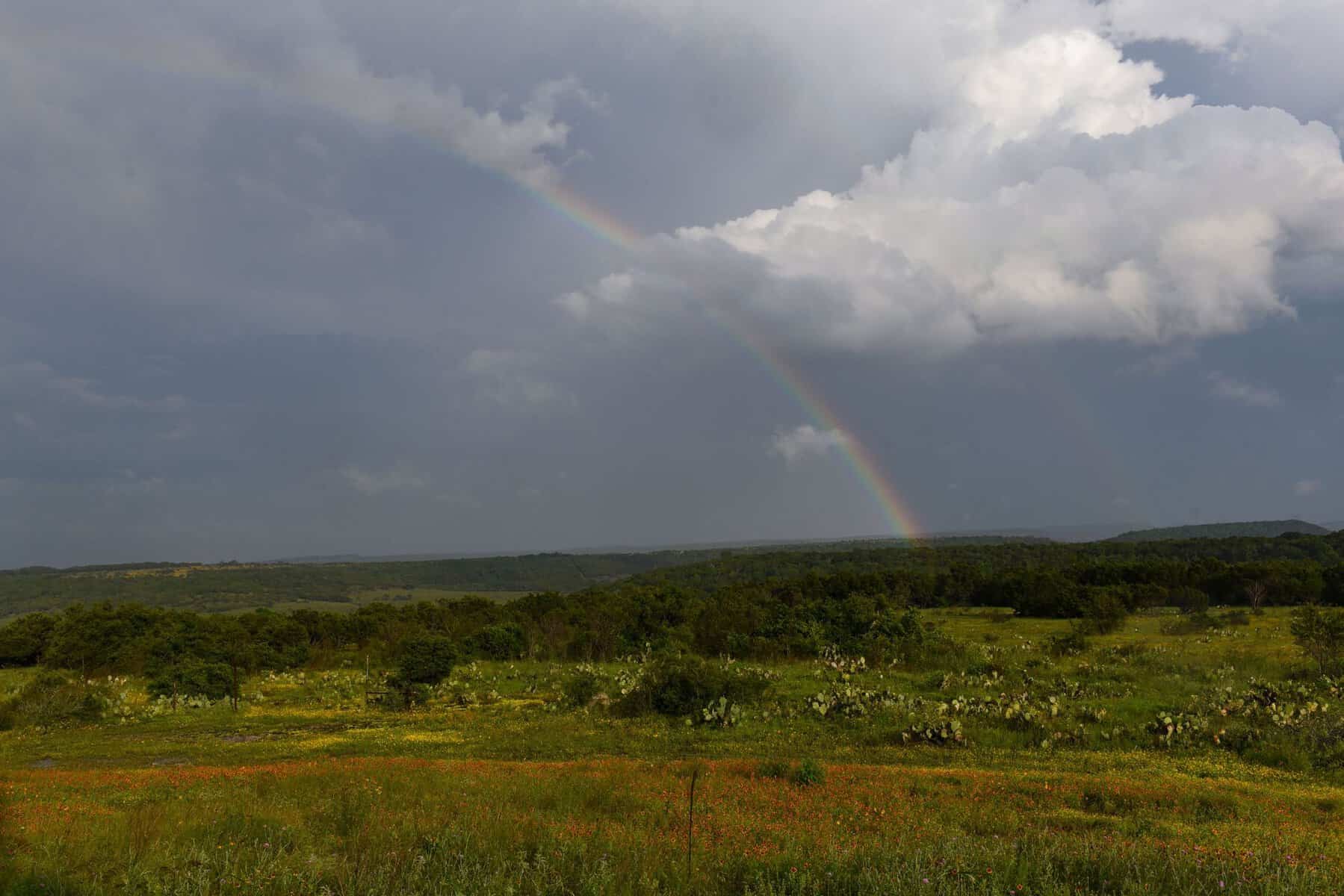 Spring skies over Balcones Canyonlands National Wildlife Refuge