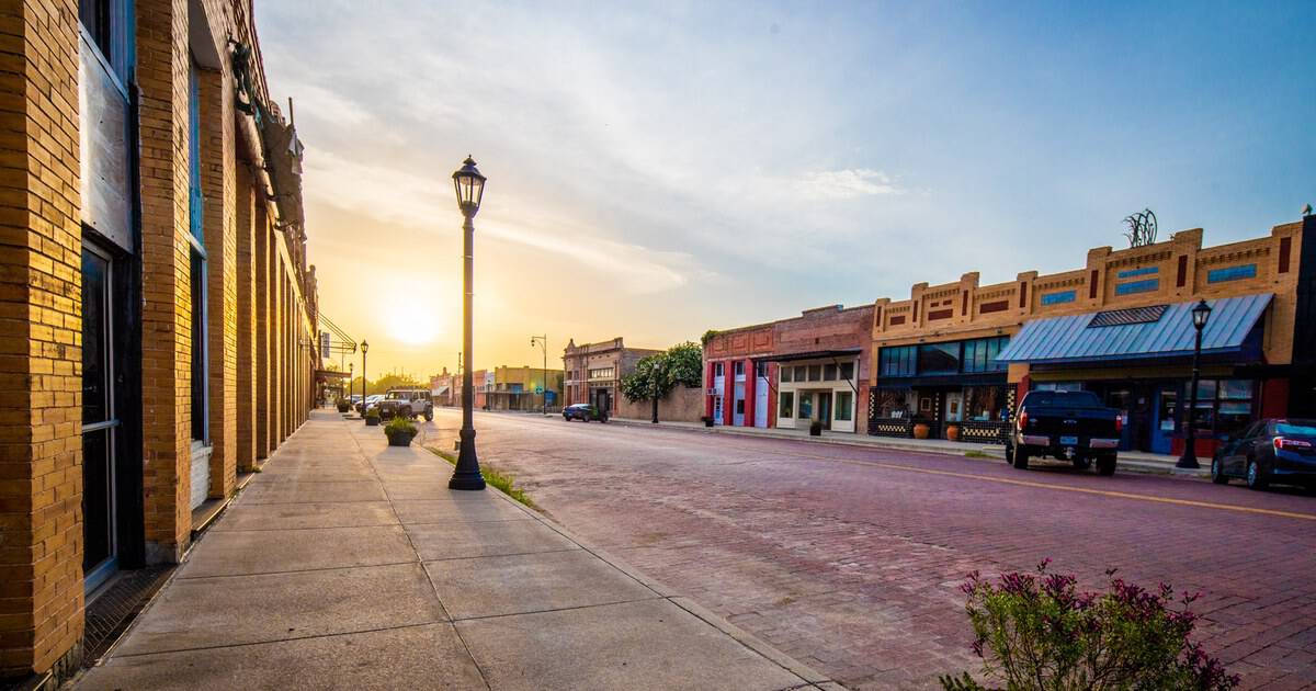 This Quiet Texas Town Is Home to One of the Most Beautifully Preserved Main Streets in the State