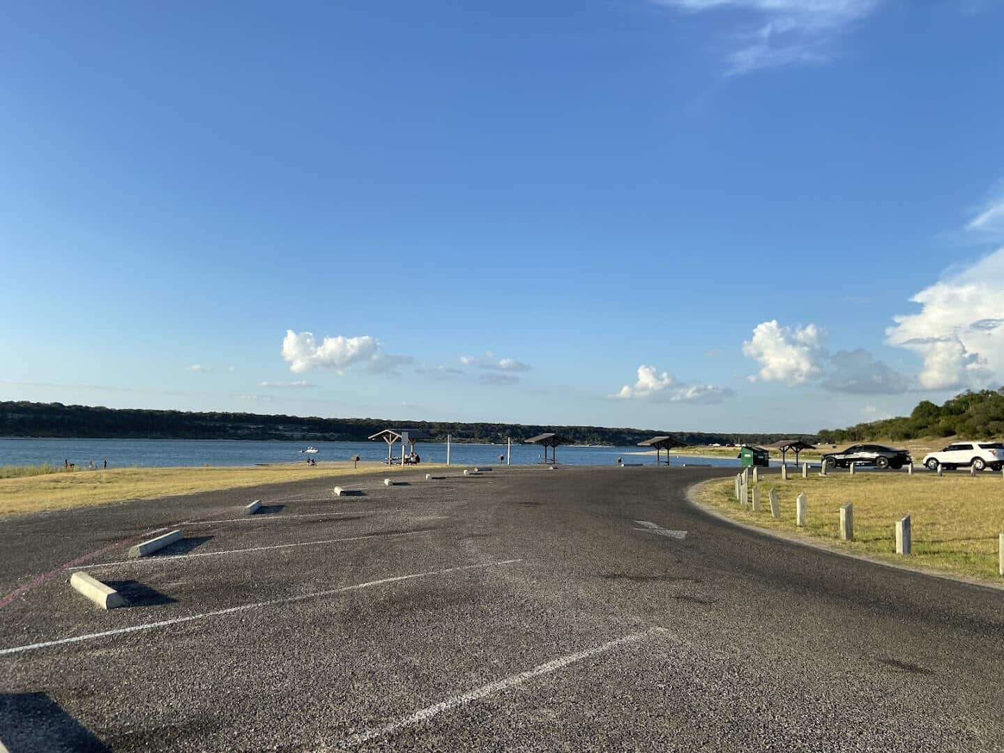 Boat ramp for launching onto Belton Lake