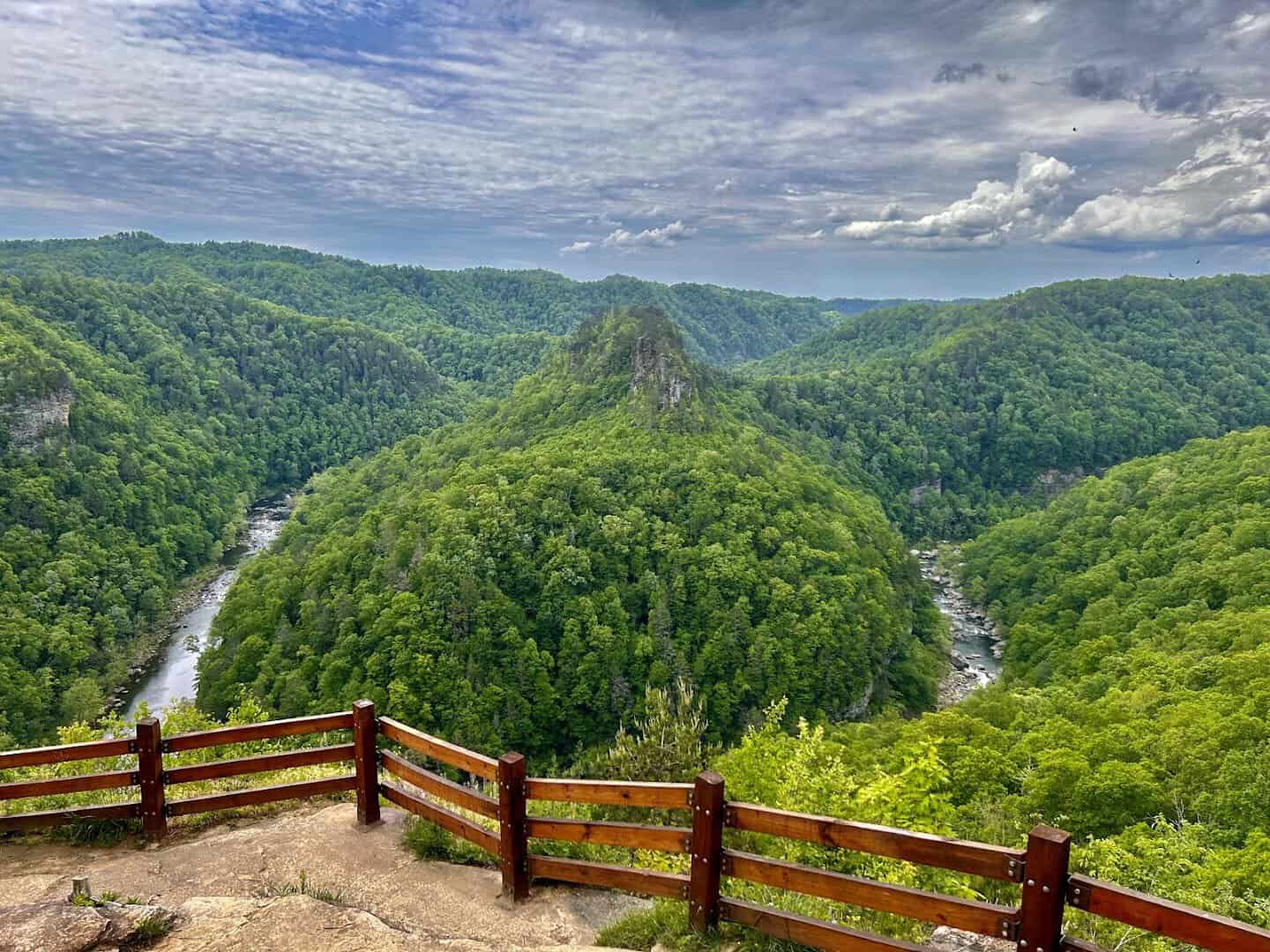 The gorge overlook at Breaks Interstate Park, Virginia