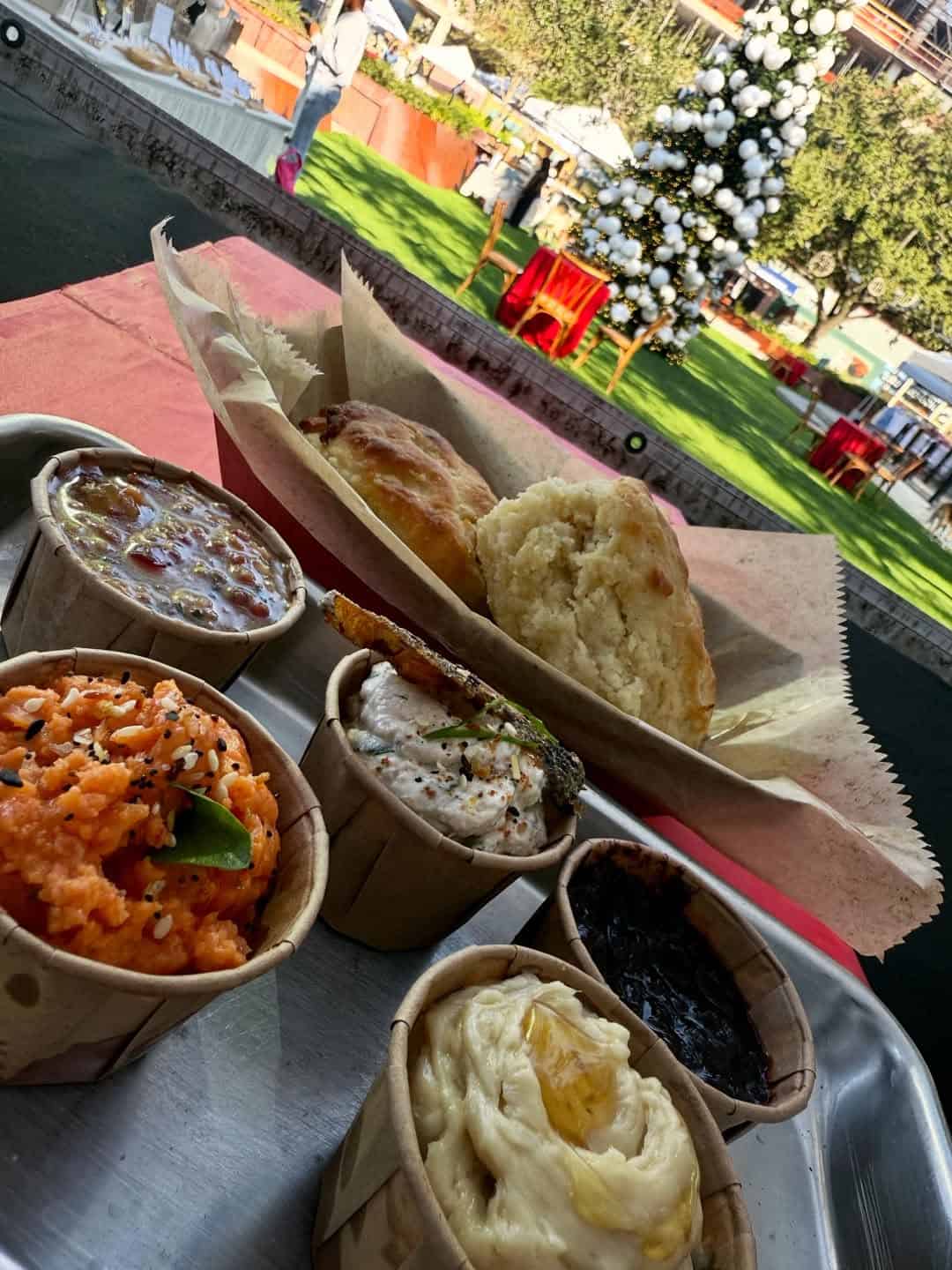 Smoked meat sandwiches and sides at B'tween Sandwich Co. in Houston, Texas