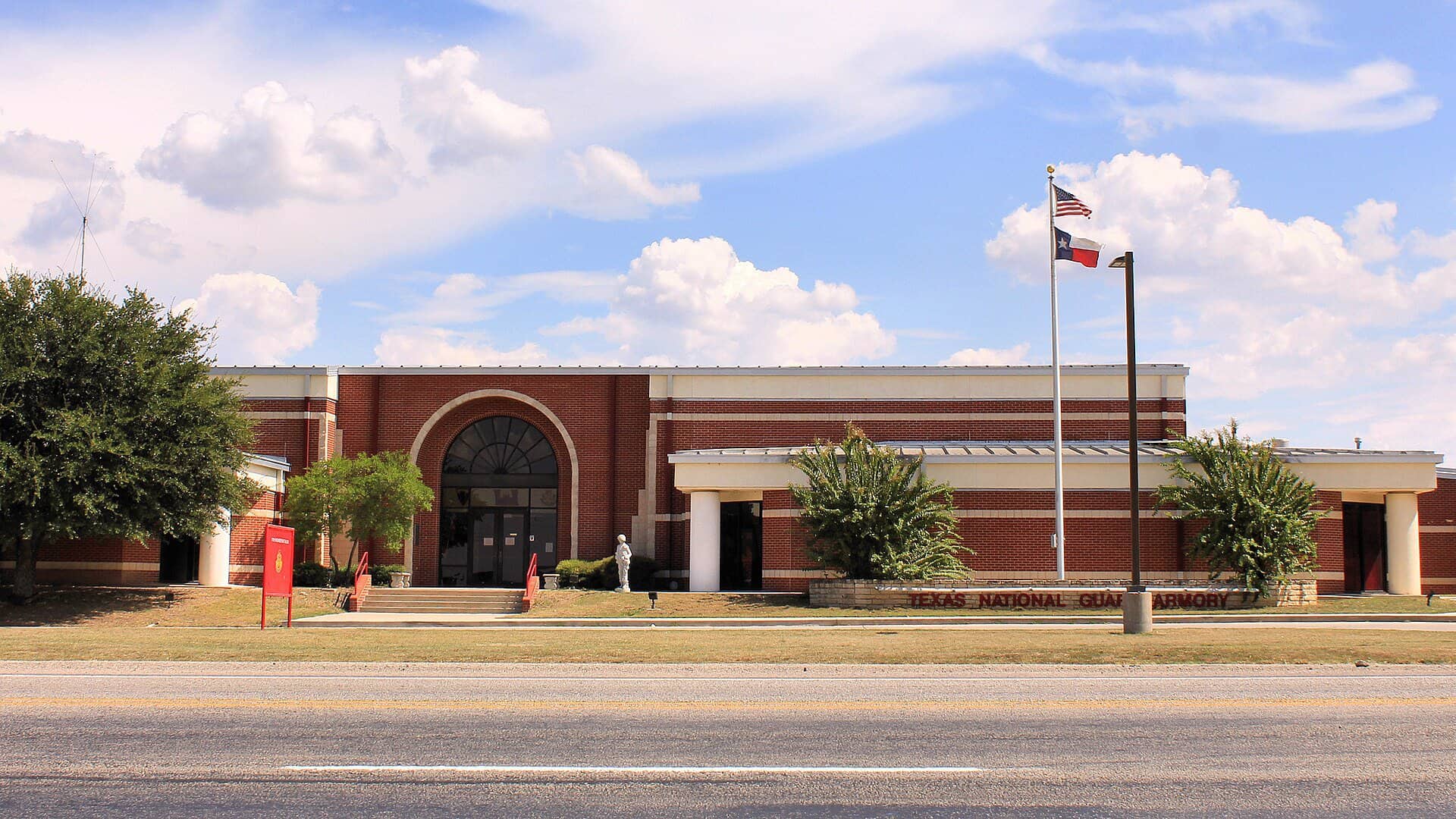 The Texas National Guard Armory at Camp Bowie in Brownwood, Texas