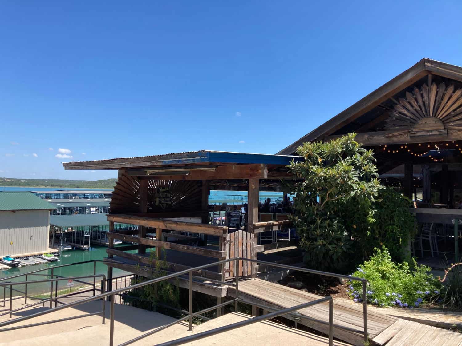 Waterfront deck overlooking Canyon Lake