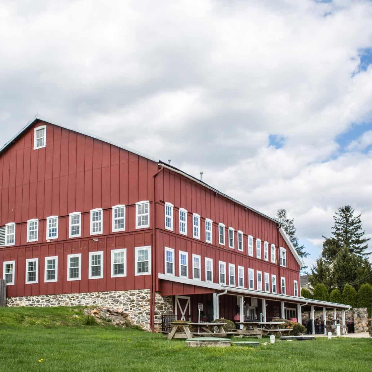 Chaddsford Winery barn in the Brandywine Valley, Pennsylvania