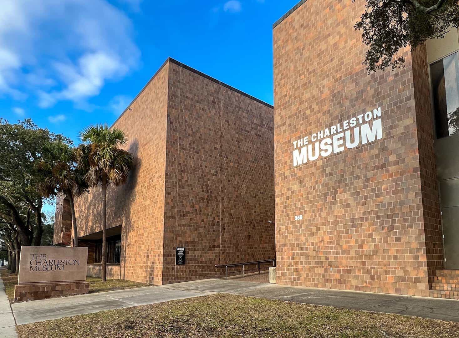 The exterior of The Charleston Museum, America's first museum, in Charleston, SC