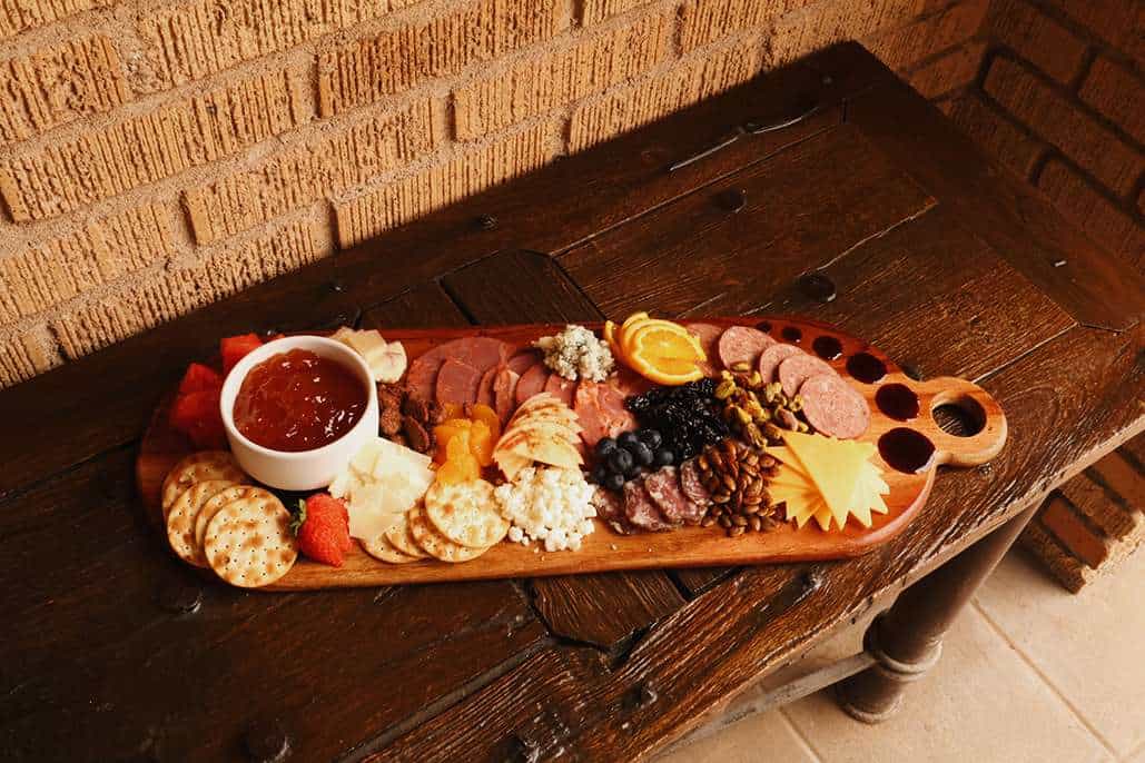Charcuterie board served at the Gage Hotel in Marathon