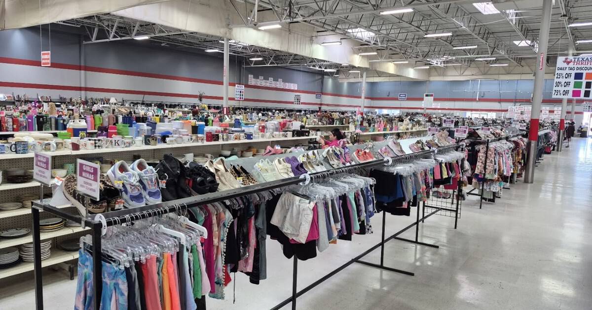 10 Giant Texas Thrift Stores Where $25 Still Fills a Cart