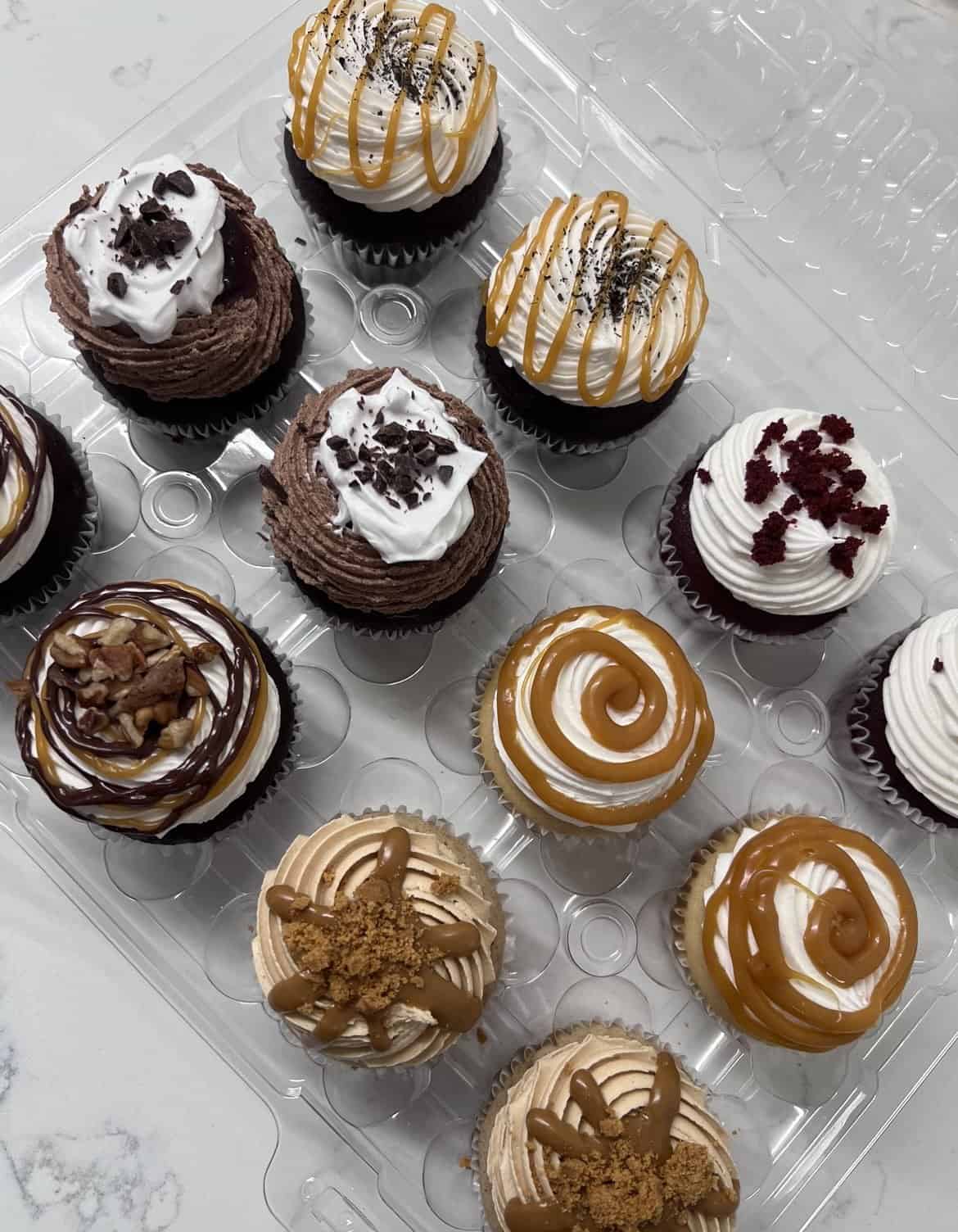 Assorted gluten-free cupcakes at Sweet Gilly's in Frisco