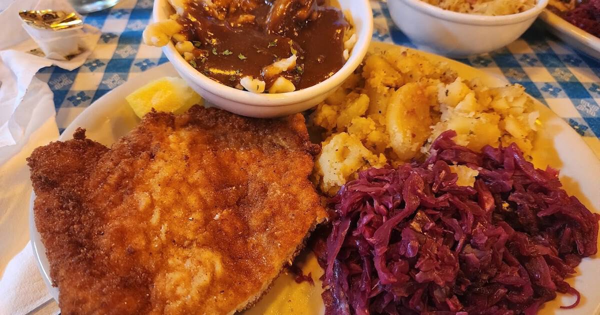This Historic Texas Restaurant Serves Golden Bavarian Schnitzel in Cozy 1882 Dining Rooms
