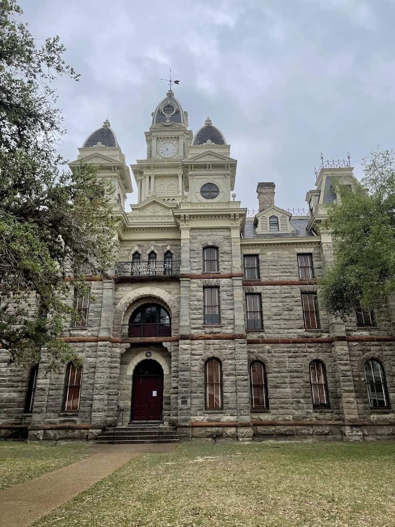 Goliad County Courthouse on the downtown Goliad square