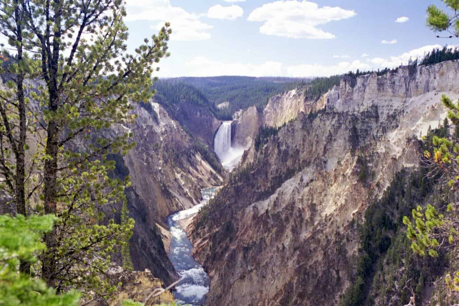 Lower Falls in the Grand Canyon of the Yellowstone, Wyoming
