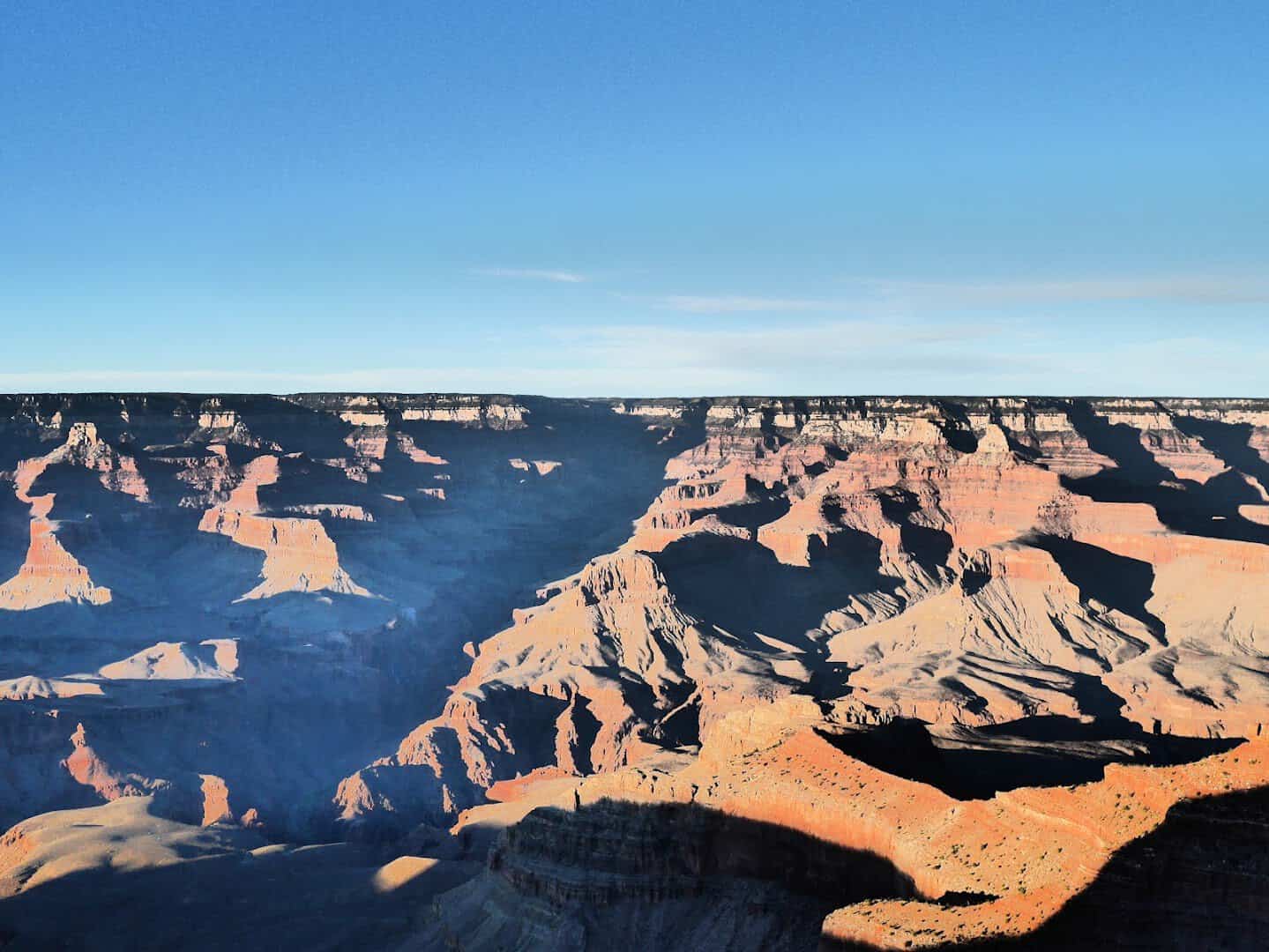 Sunrise light on the Grand Canyon, South Rim, Arizona