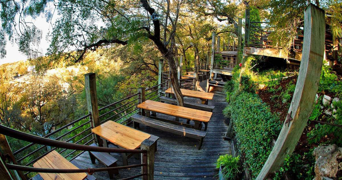 This Rustic Texas Restaurant Is Tucked Inside the Ruins of an Abandoned 1800s Cotton Gin