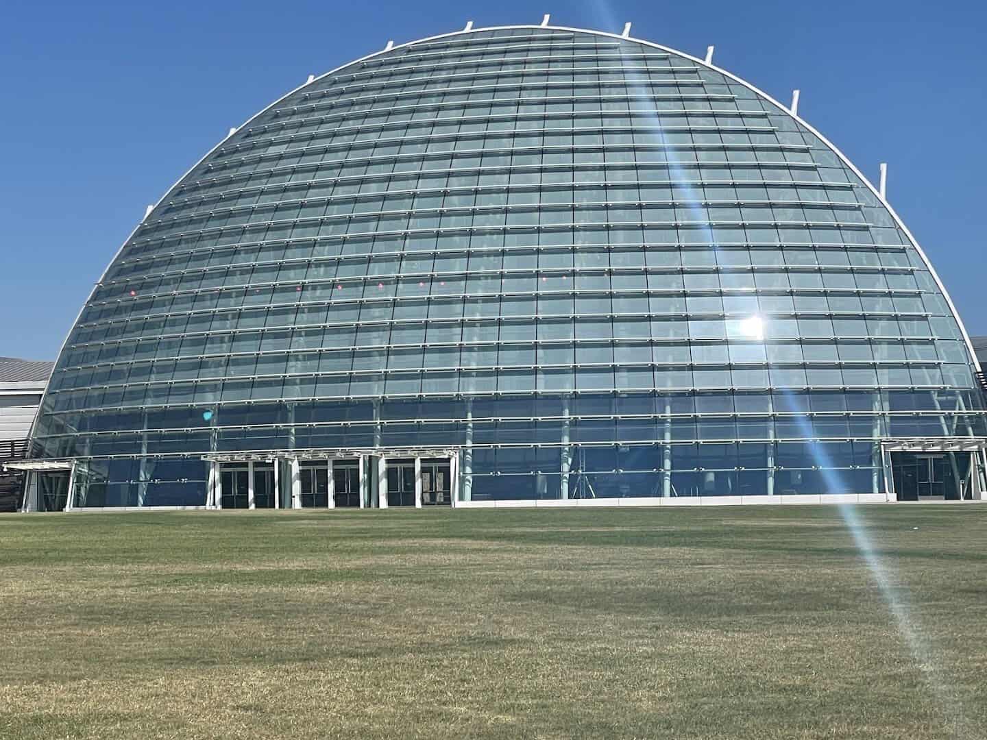 Glass dome of the Hall of the People at the First Americans Museum in Oklahoma City