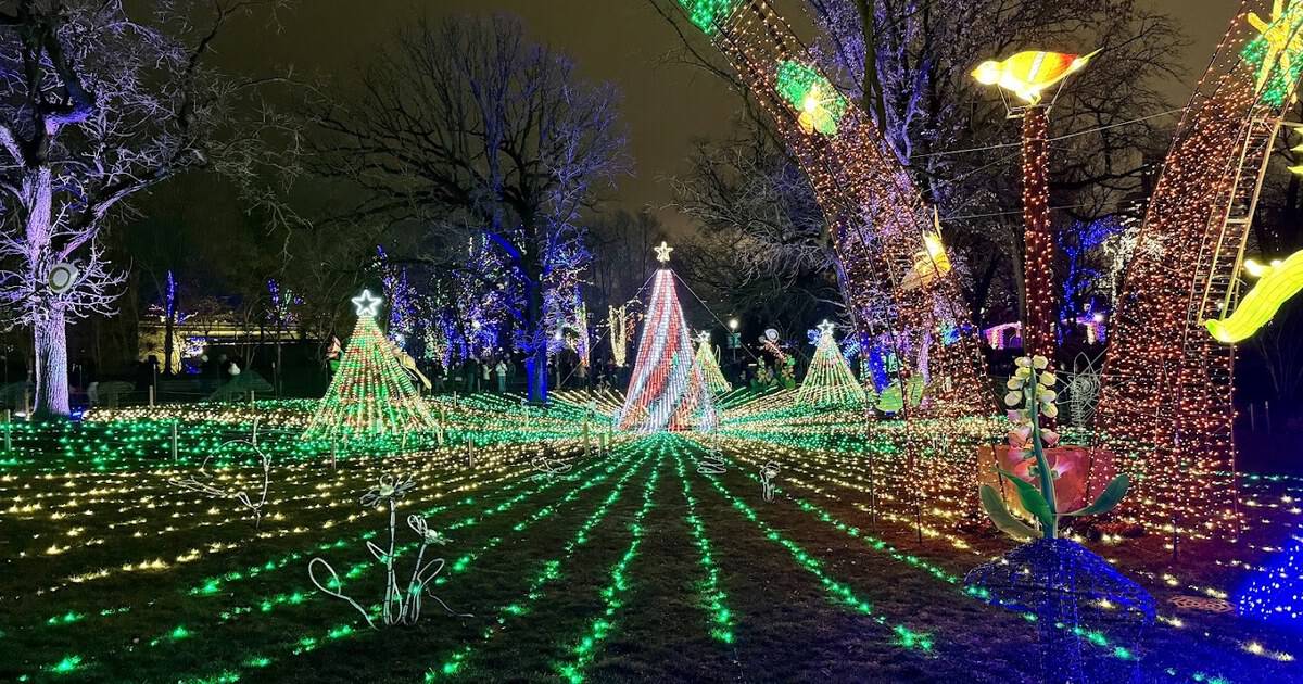 7 Dazzling Holiday Light Displays Across America