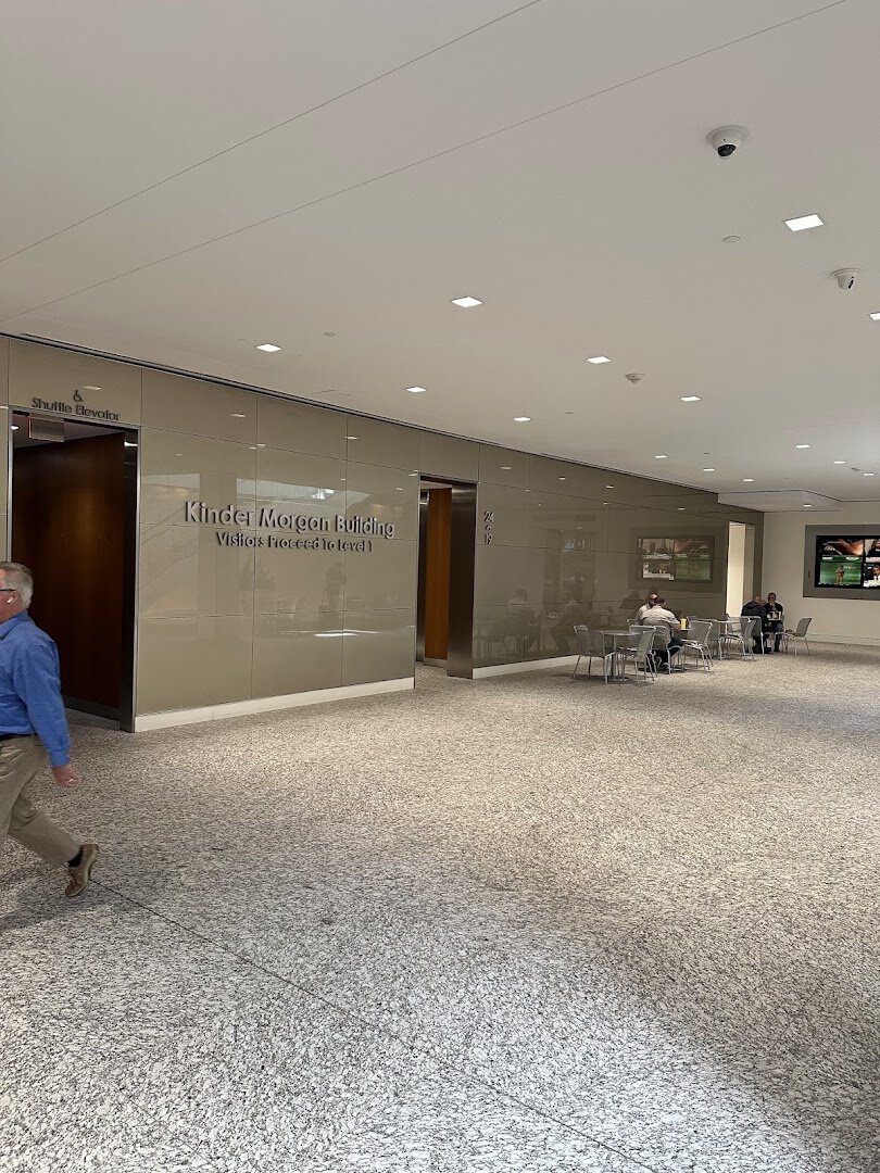 Quiet granite concourse in Houstons downtown tunnels
