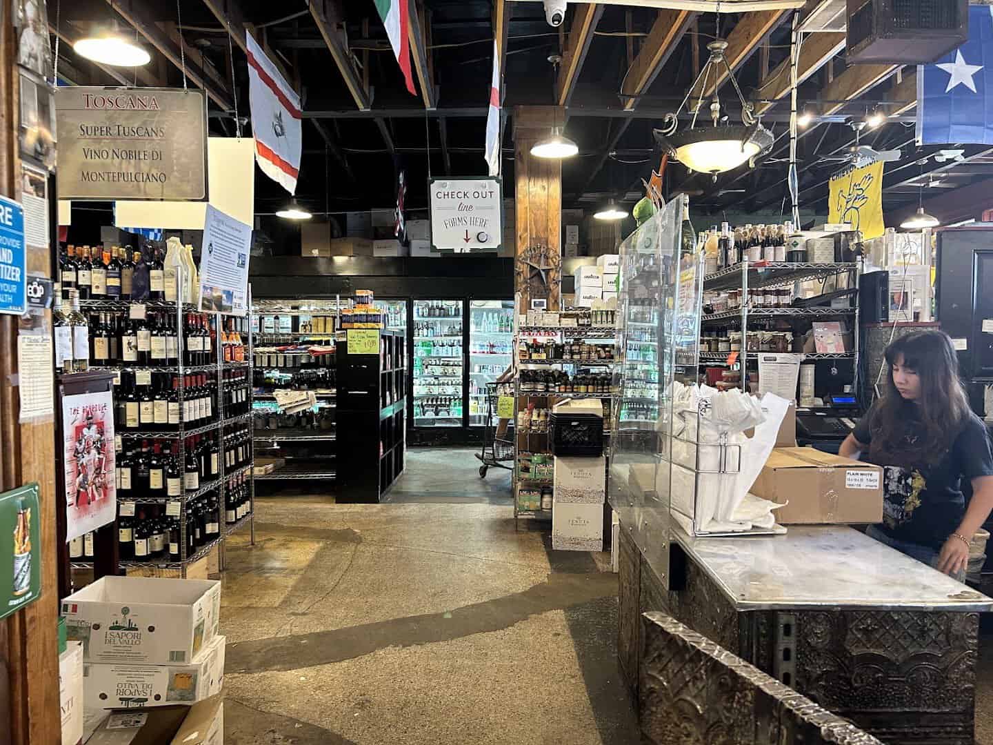 Inside Jimmy's Food Store, an Italian market in Dallas